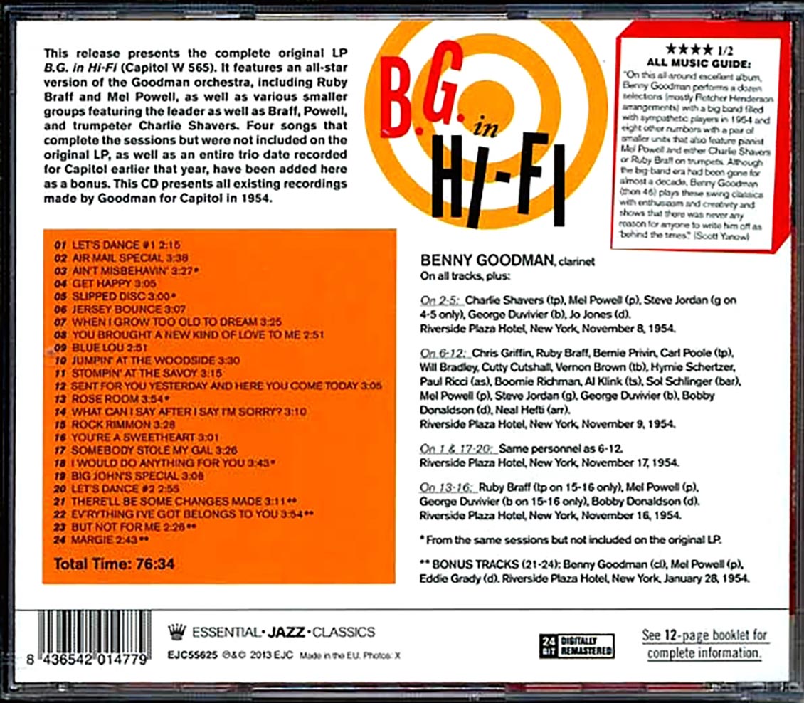 Benny Goodman - BG In Hi-Fi