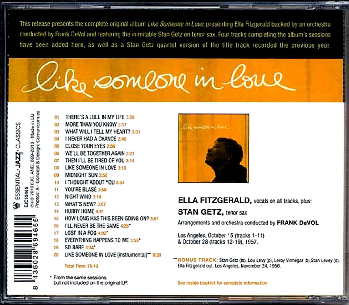 Ella Fitzgerald - Like Someone In Love