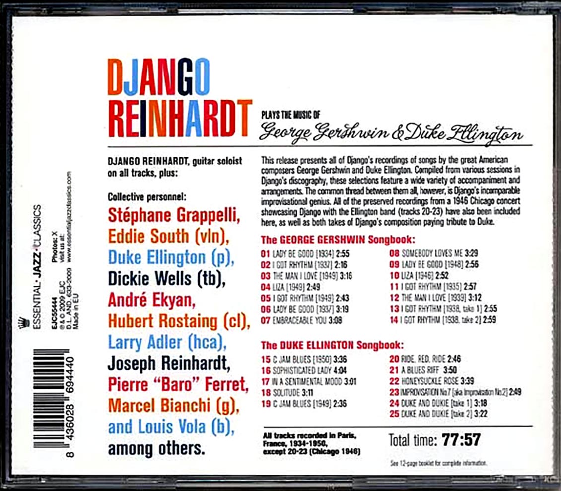 Django Reinhardt - Plays The Music Of George Gershwin & Duke Ellington