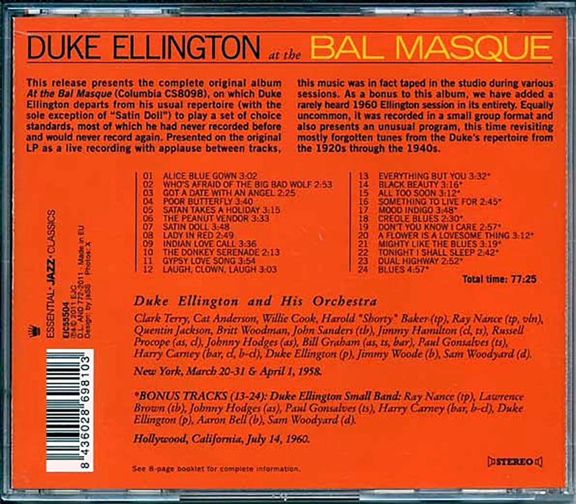 Duke Ellington - At The Bal Masque