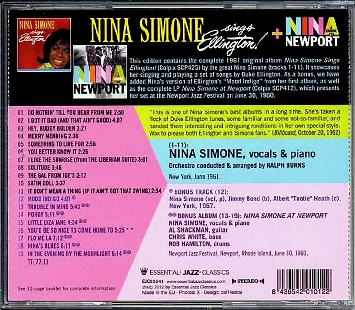 Nina Simone - Sings Ellington! + At Newport