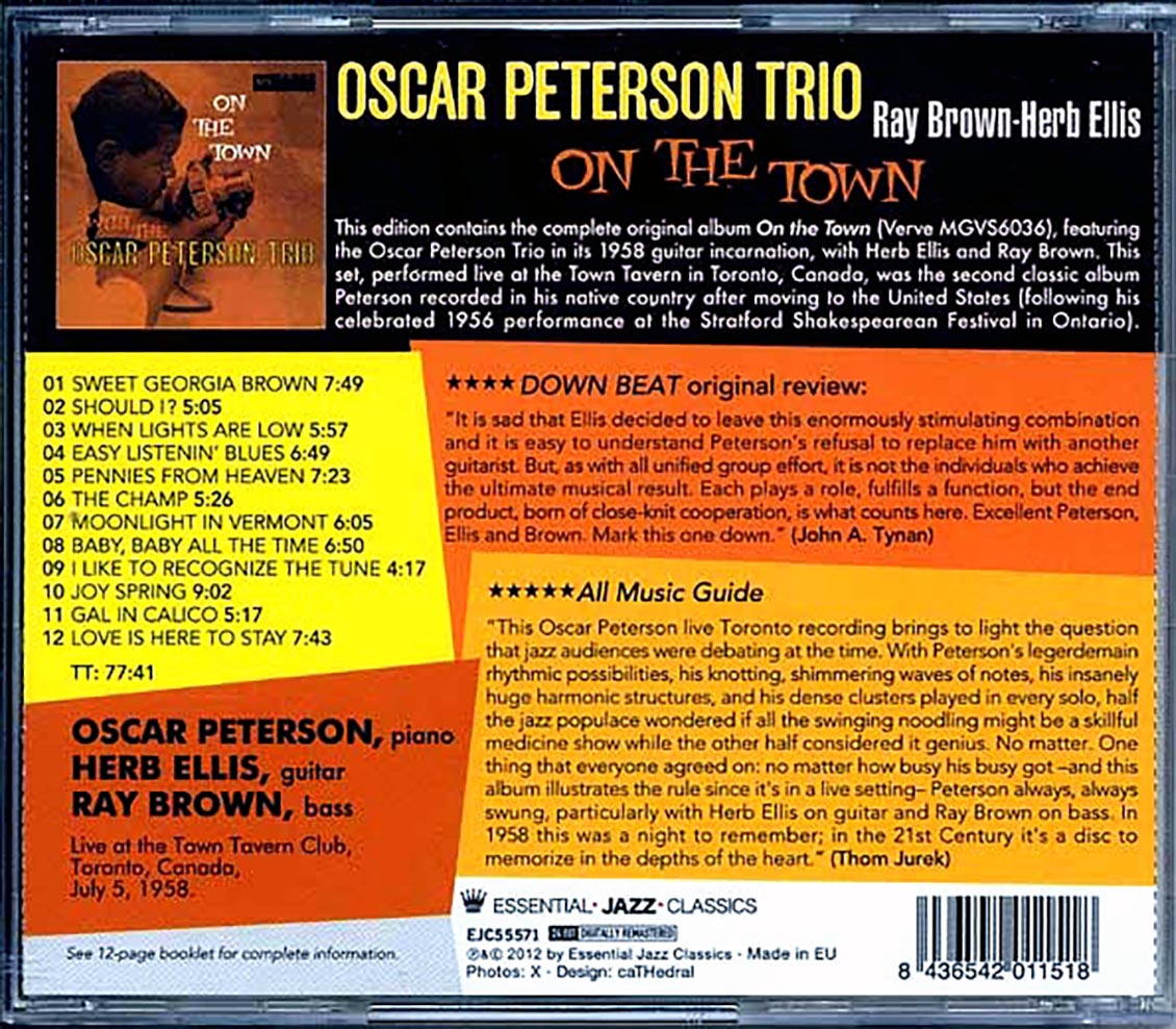 The Oscar Peterson Trio - On The Town