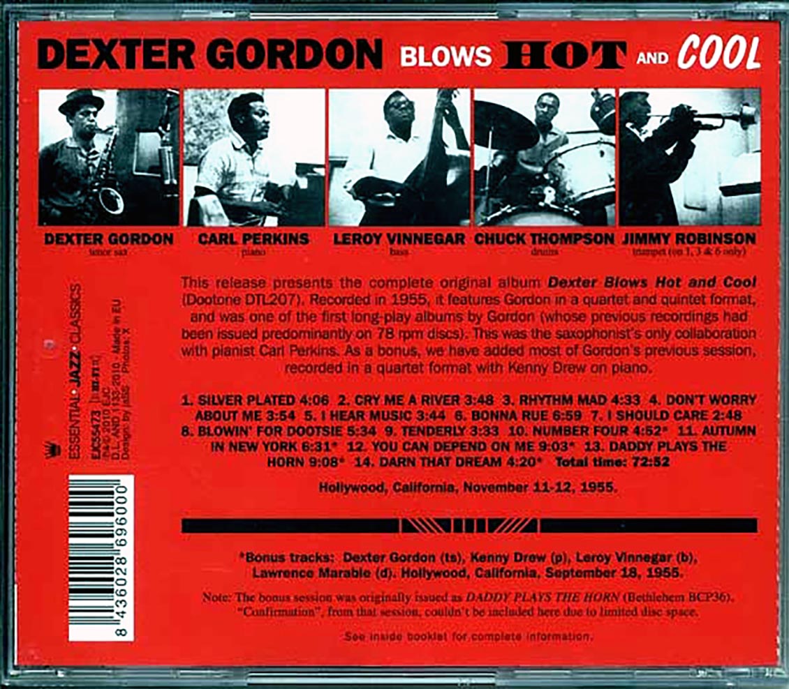 Dexter Gordon - Blows Hot And Cool