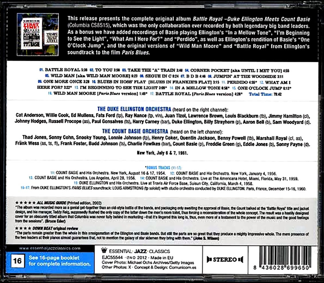 Duke Ellington, Count Basie - Duke Ellington Meets Count Basie: Battle Royal