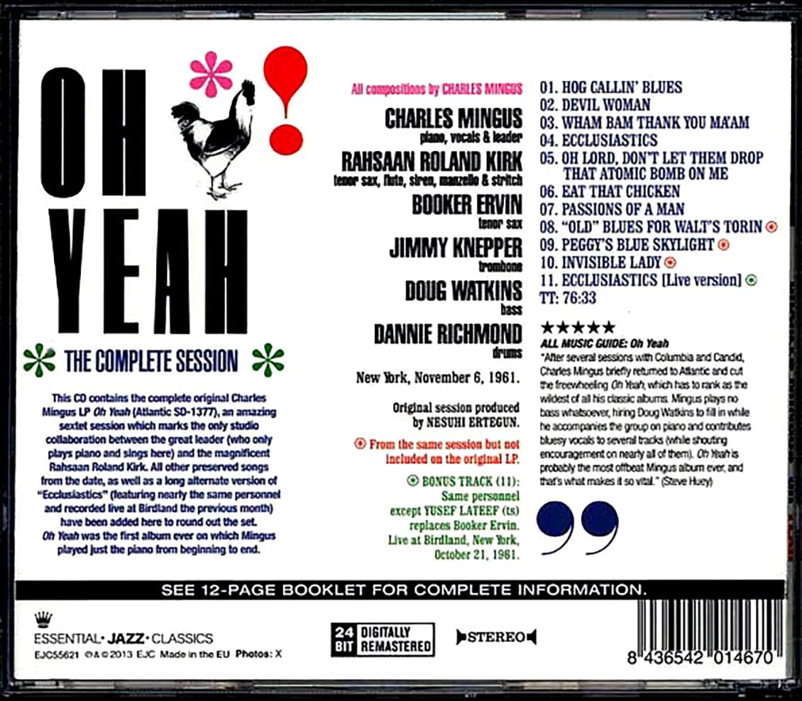 Charles Mingus - Oh Yeah: The Complete Session