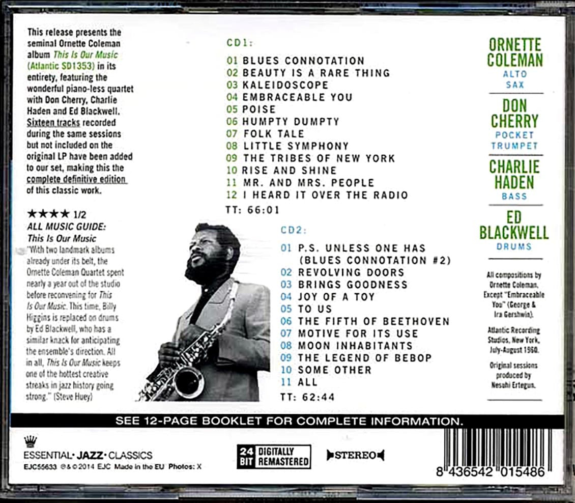 The Ornette Coleman Quartet - This Is Our Music: The Complete Sessions (2xCD)