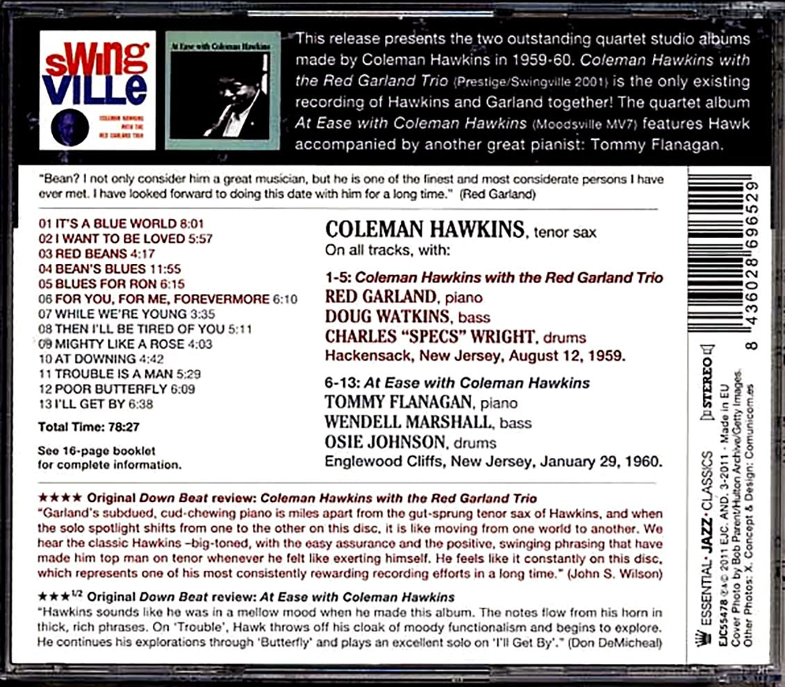 Coleman Hawkins - The 1959-1960 Studio Quartets