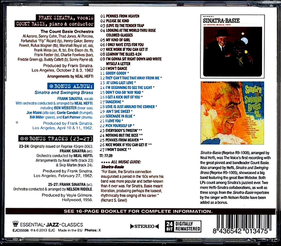 Frank Sinatra - Sinatra-Basie + Sinatra And Swinging Brass