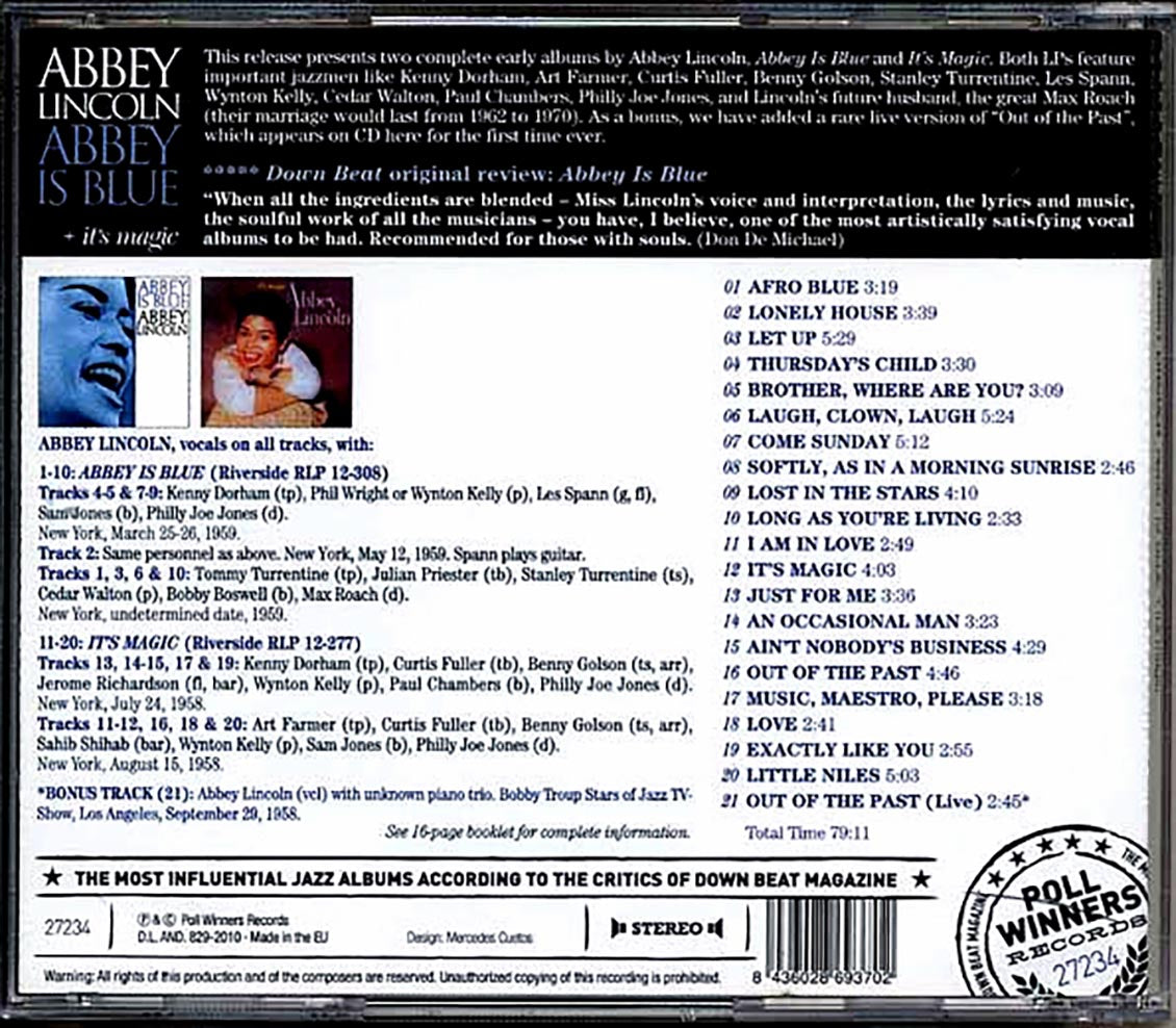 Abbey Lincoln - Abbey Is Blue + It's Magic