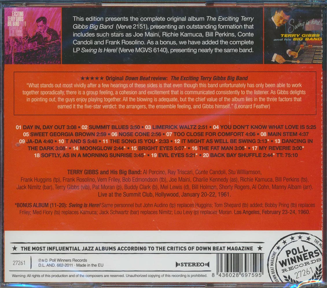 Terry Gibbs - The Exciting Terry Gibbs Band + Swing Is Here!