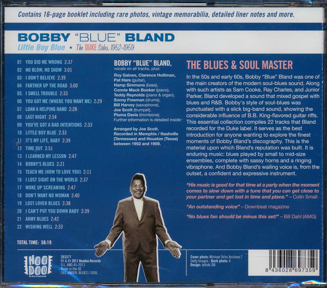 Bobby Blue Bland - Little Boy Blue: The Duke Sides 1952-1959