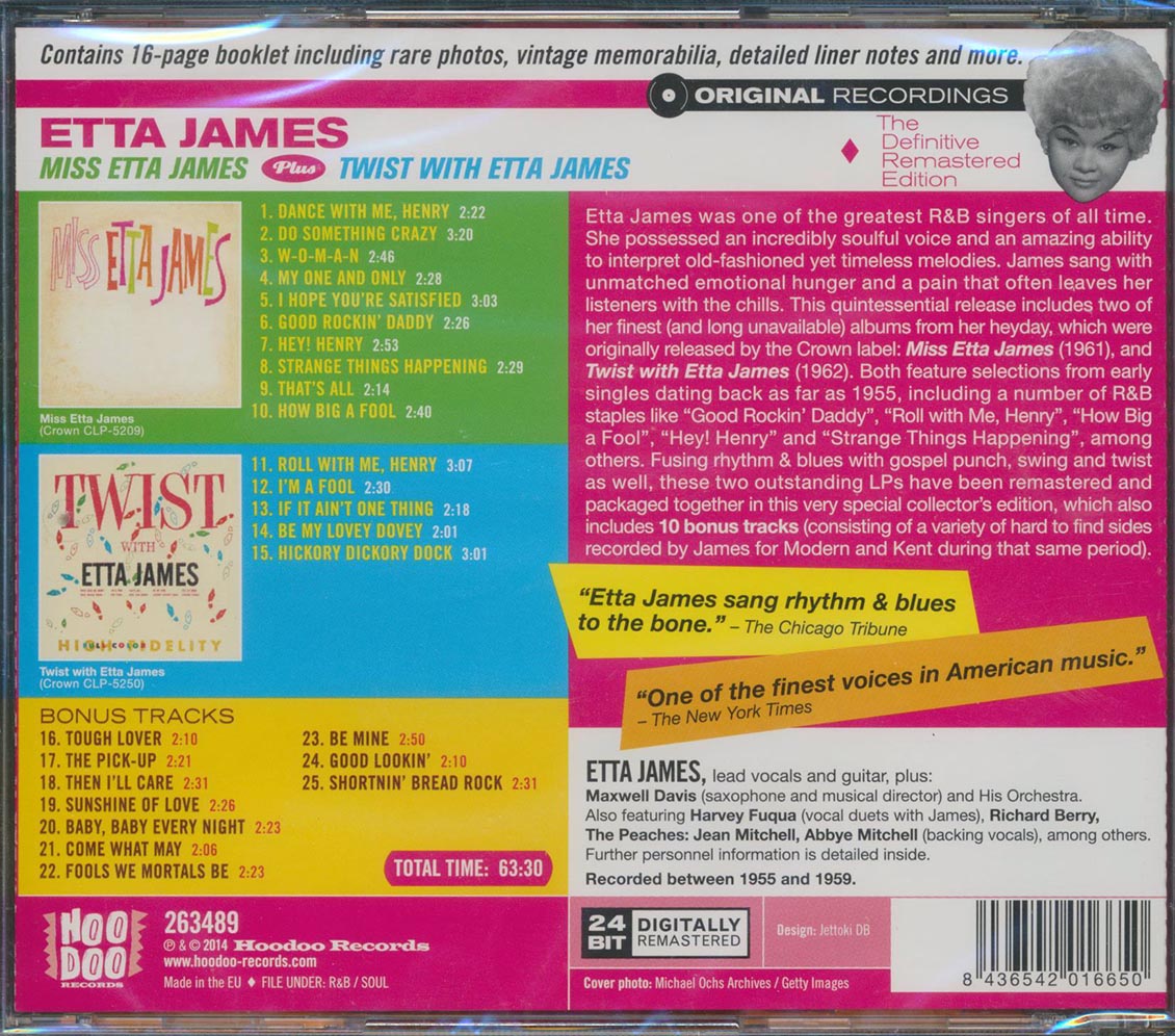 Etta James - Miss Etta James + Twist With Etta James