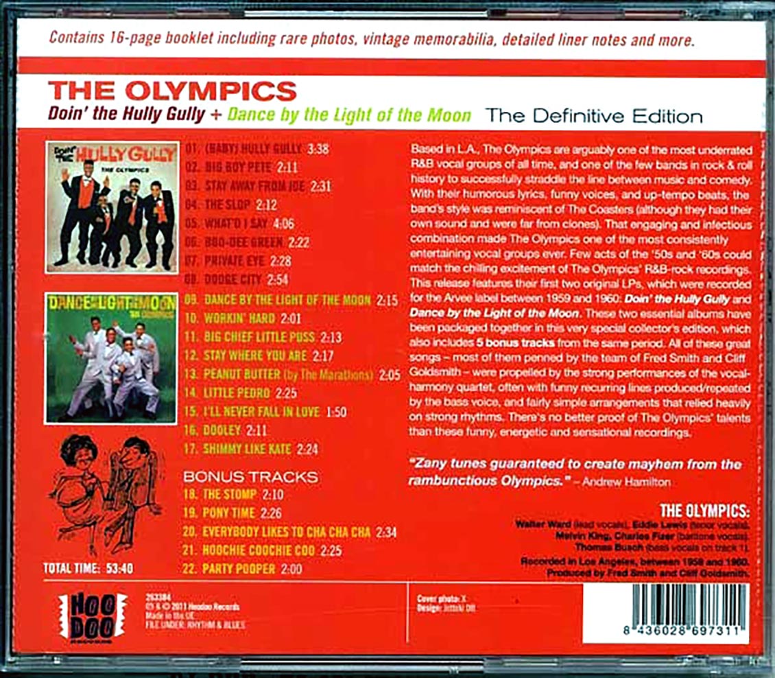 The Olympics - Doin' The Hully Gully + Dance By The Light Of Moon