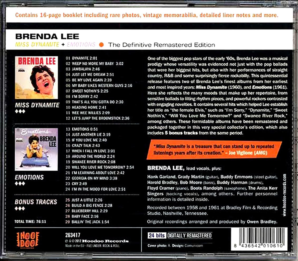 Brenda Lee - Miss Dynamite + Emotions