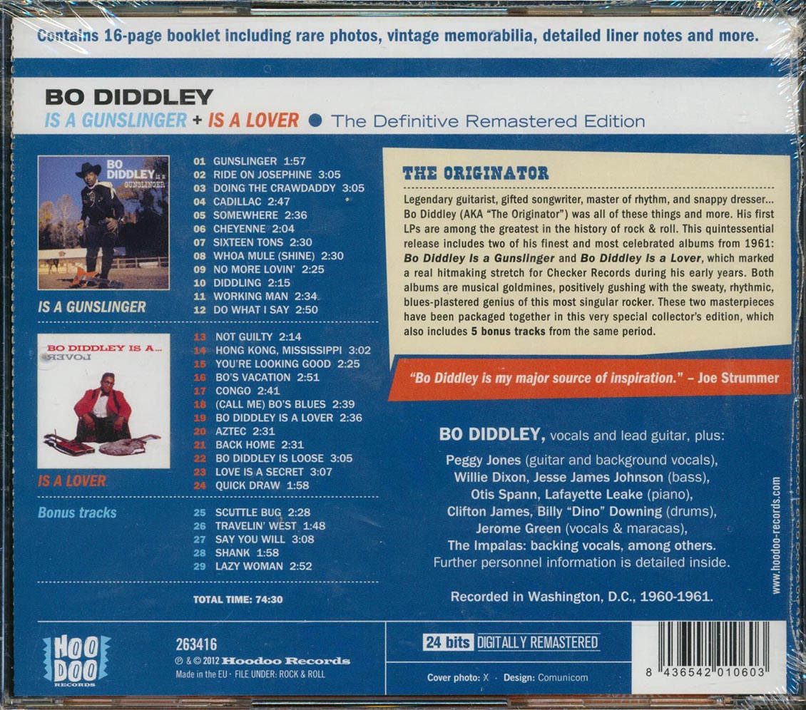 Bo Diddley - Is A Gunslinger + Is A Lover