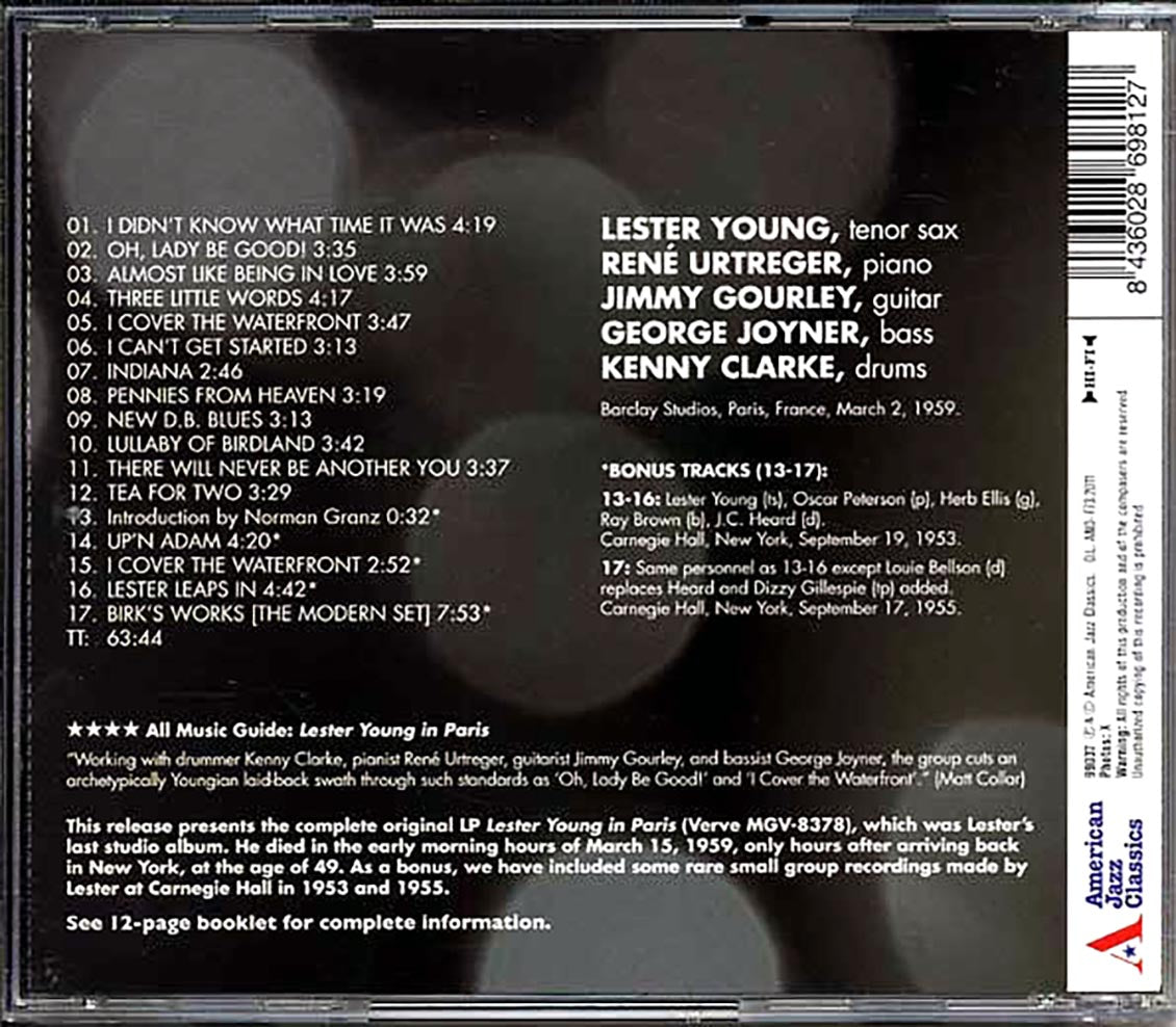 Lester Young - In Paris