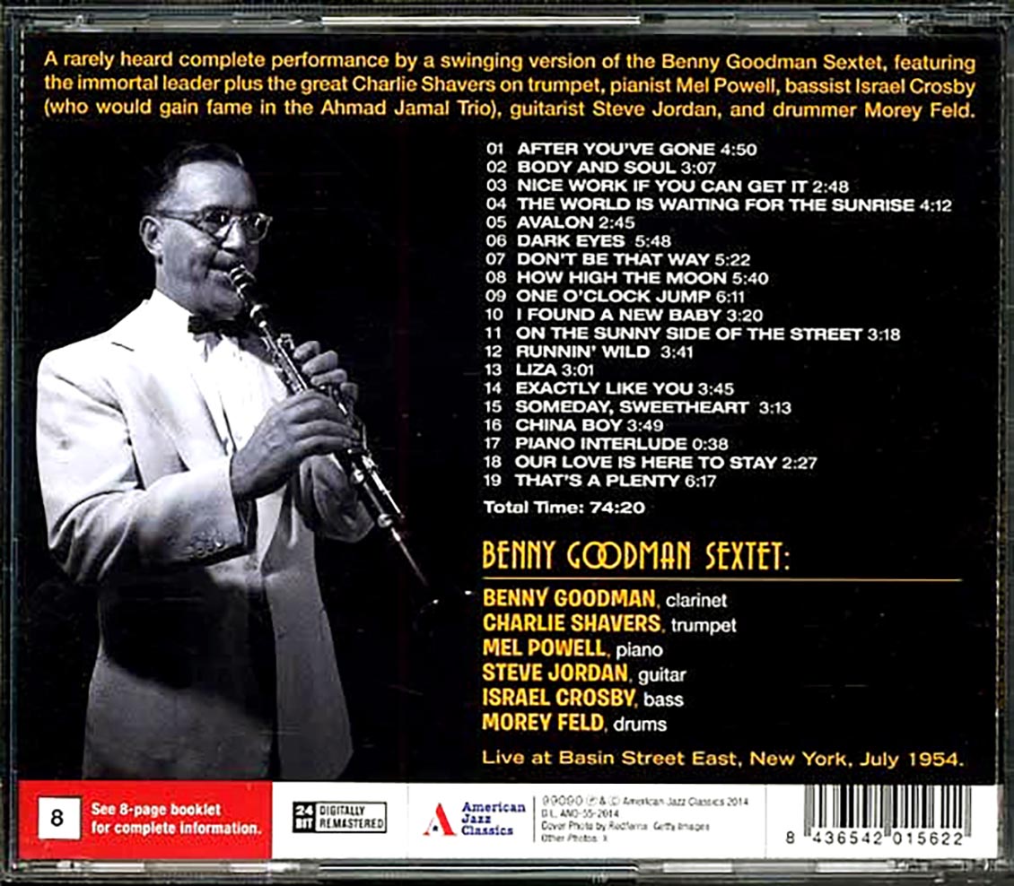 The Benny Goodman Sextet - Live At Basin Street East