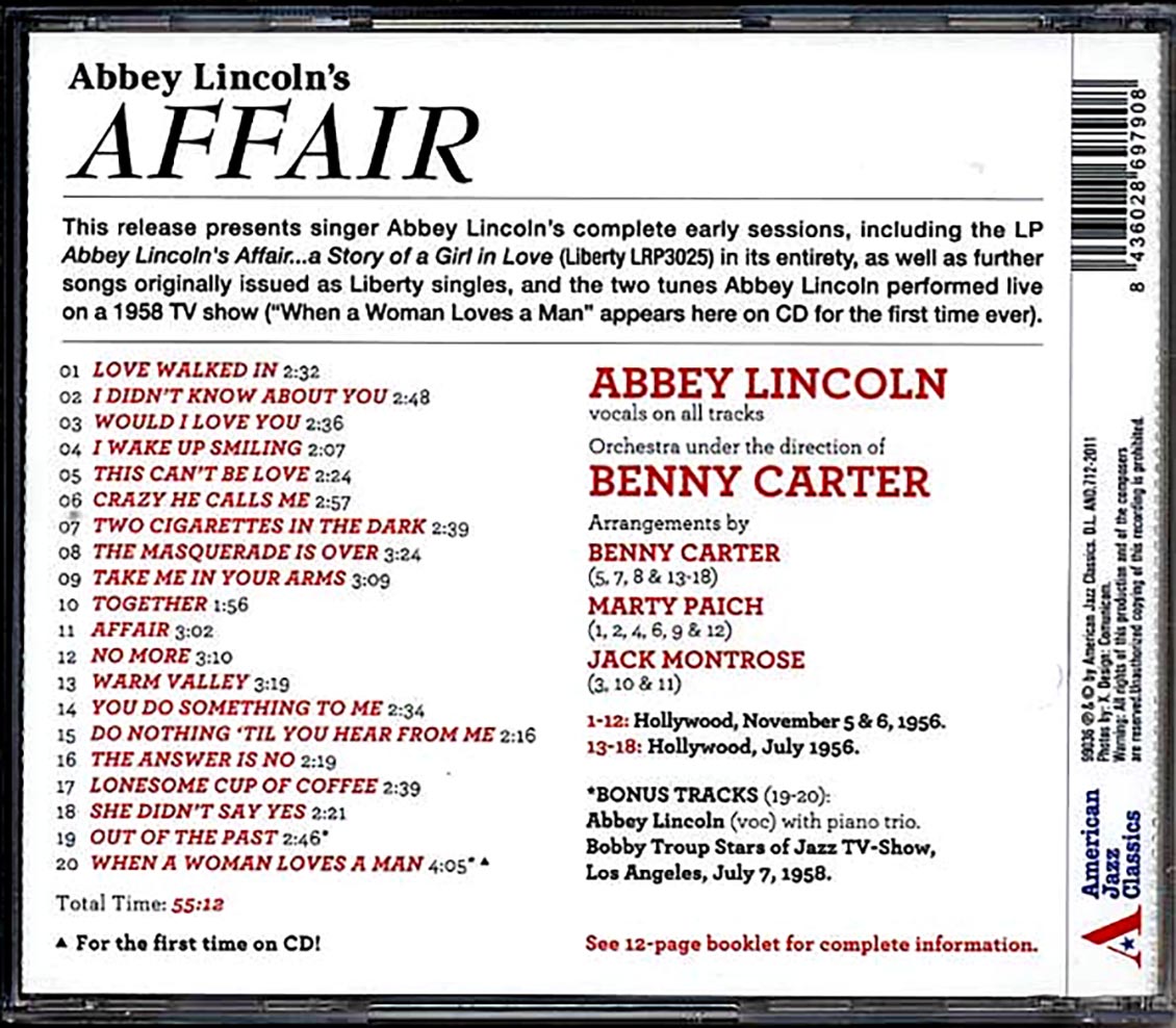 Abbey Lincoln - Abbey Lincoln's Affair