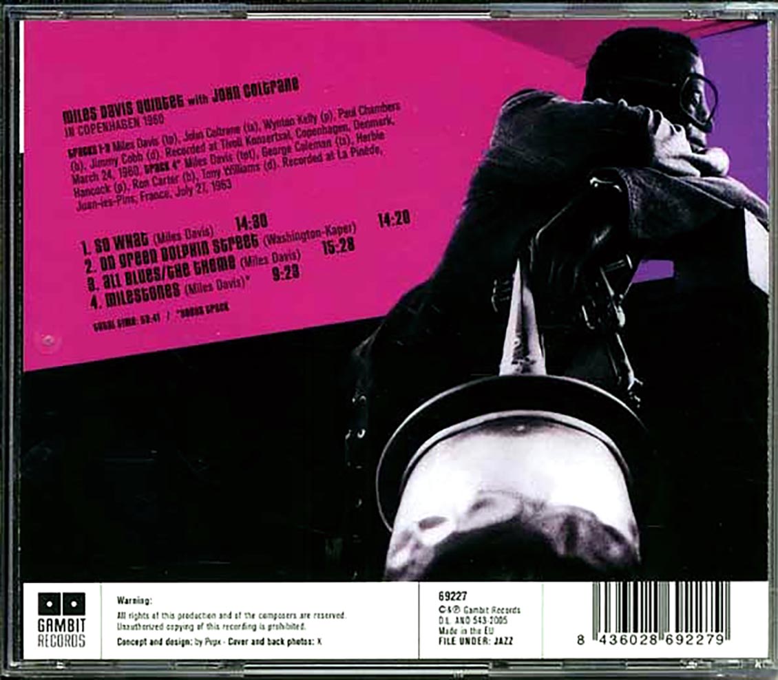 The Miles Davis Quintet - With John Coltrane In Copenhagen 1960