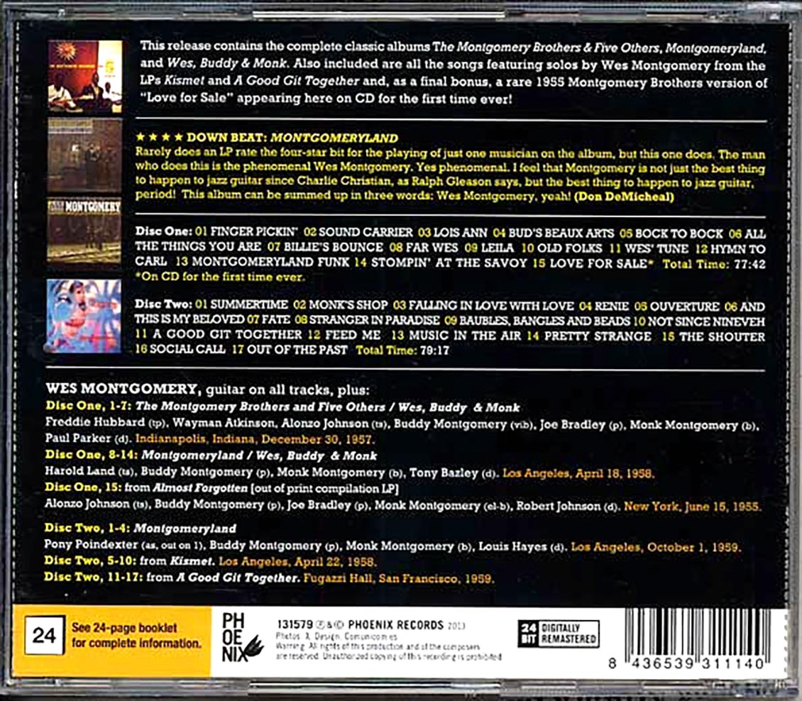 Wes Montgomery - The Montgomeryland Sessions (2xCD)