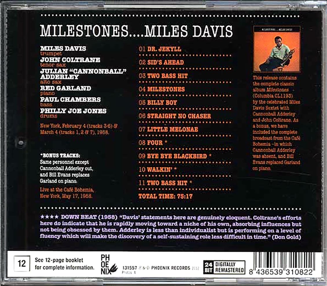 Miles Davis - Milestones