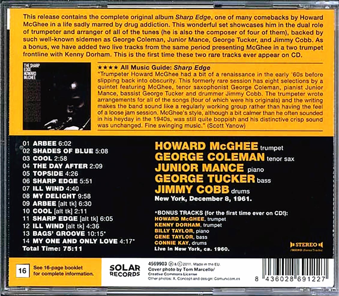 Howard McFhee - Sharp Edge