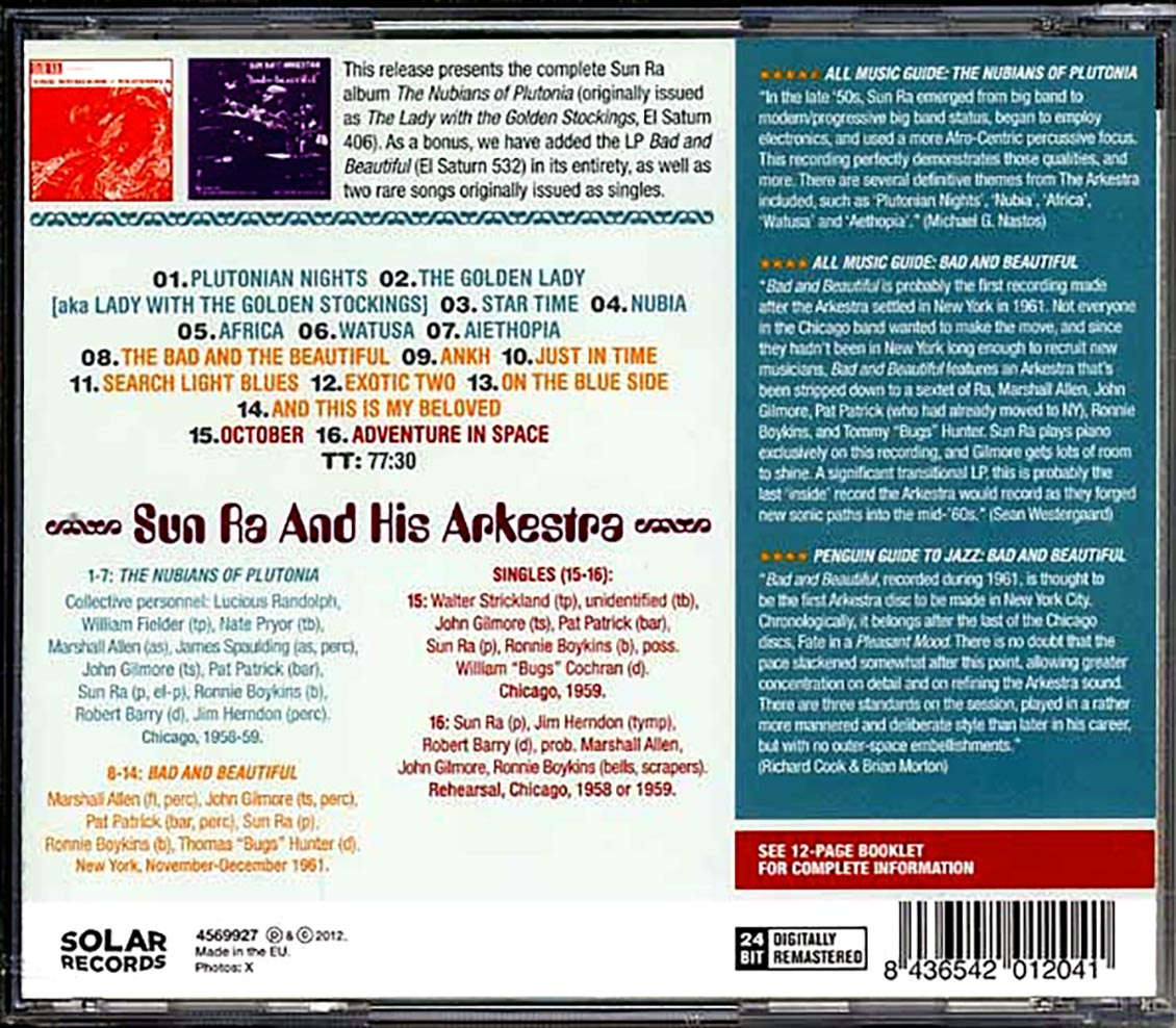 Sun Ra - The Nubians Of Plutonia + Bad And Beautiful