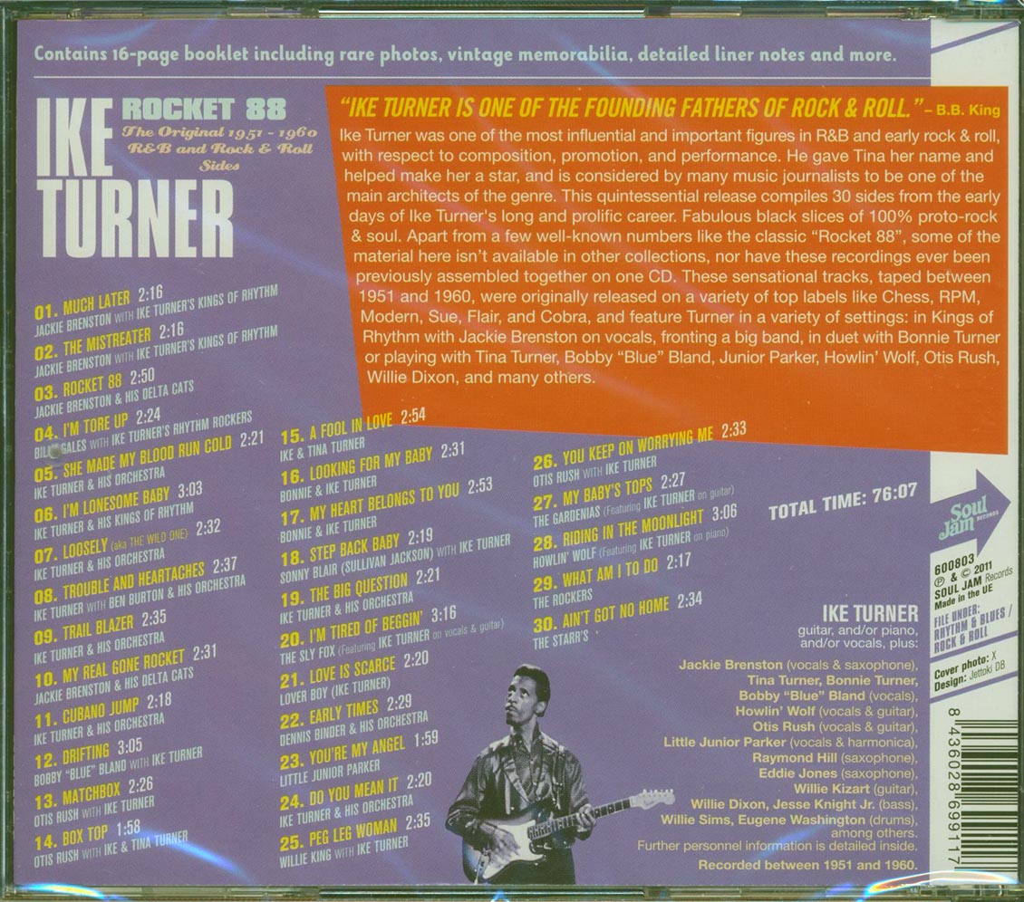 Ike Turner - Rocket 88: The Original 1951- 1960 R & B And Rock & Roll Sides