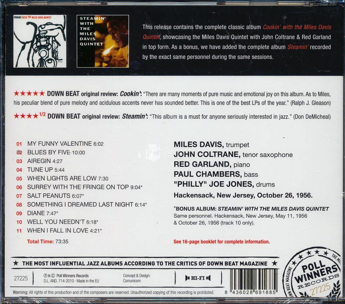 Miles Davis - Cookin' With The Miles Davis Quintet