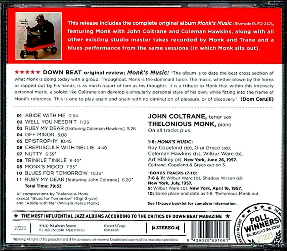 Thelonious Monk - Monk's Music