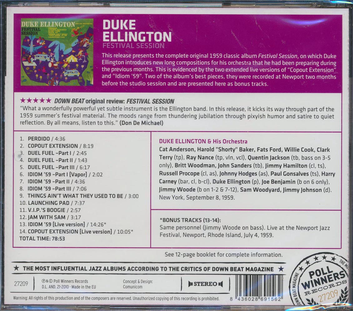 Duke Ellington - Festival Session