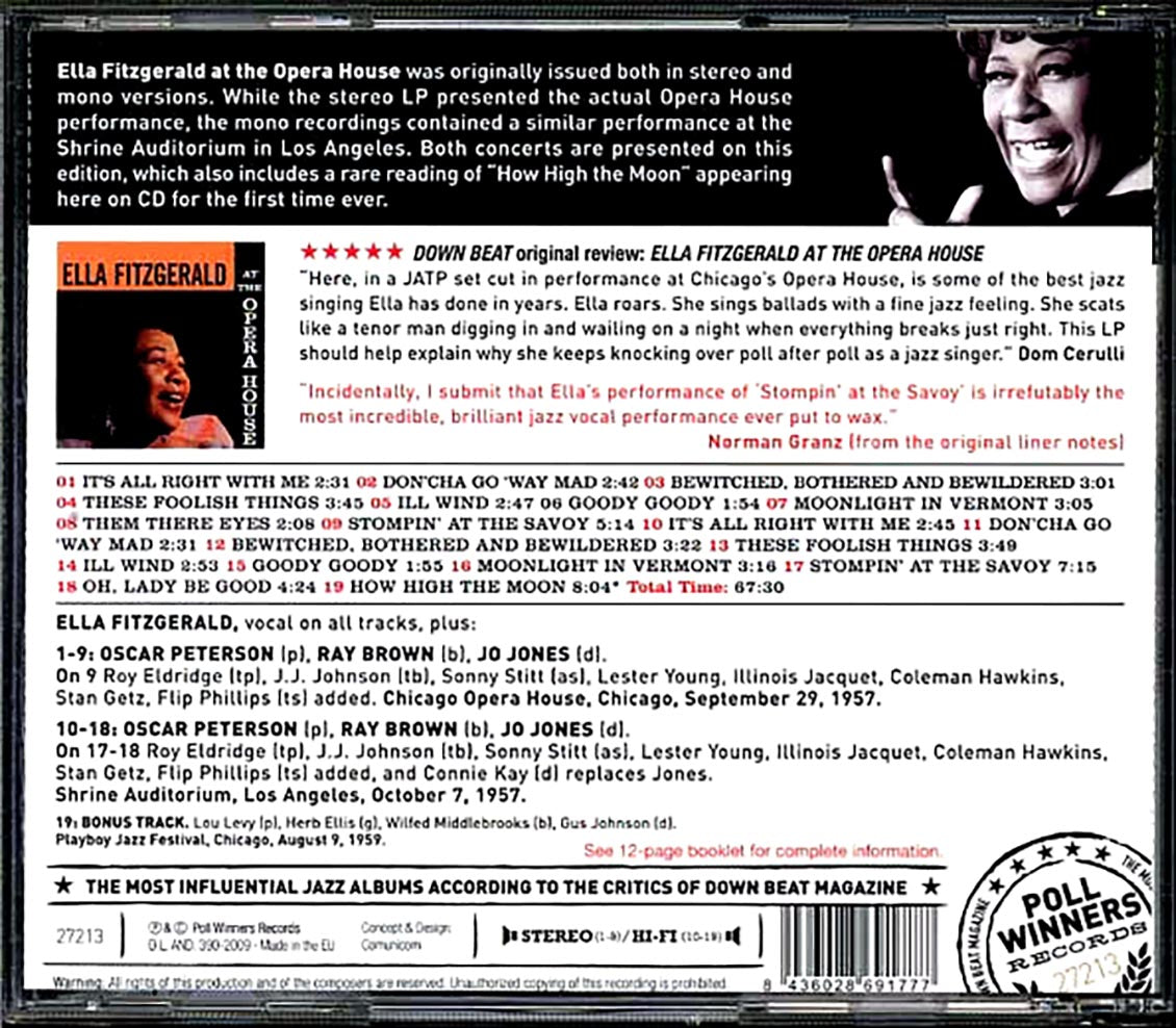 Ella Fitzgerald - At The Opera House