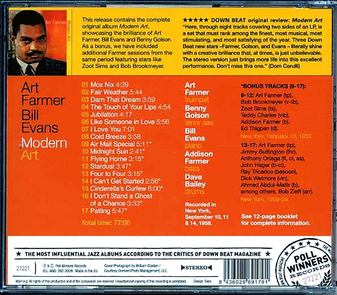 Art Farmer, Bill Evans - Modern Art