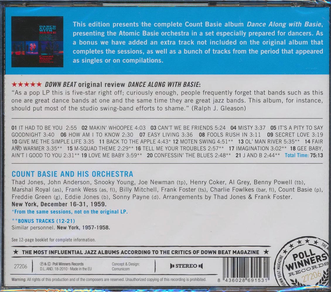 Count Basie & His Orchestra - Dance Along With Basie