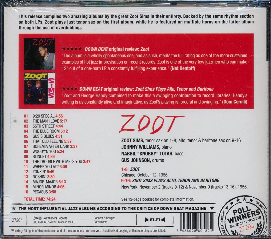 The Zoot Sims Quartet - Zoot