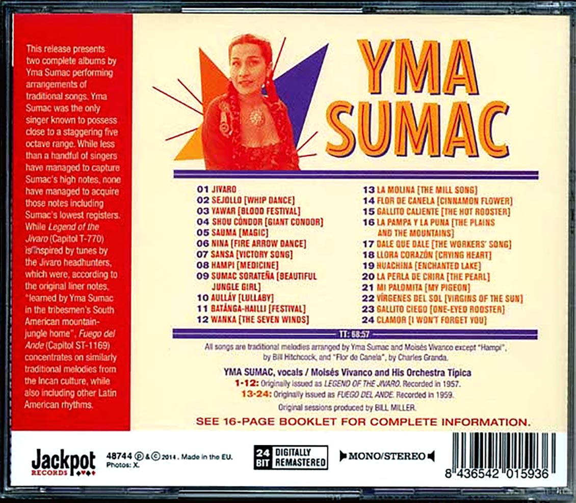 Yma Sumac - Legend Of The Jivaro + Fuego Del Ande
