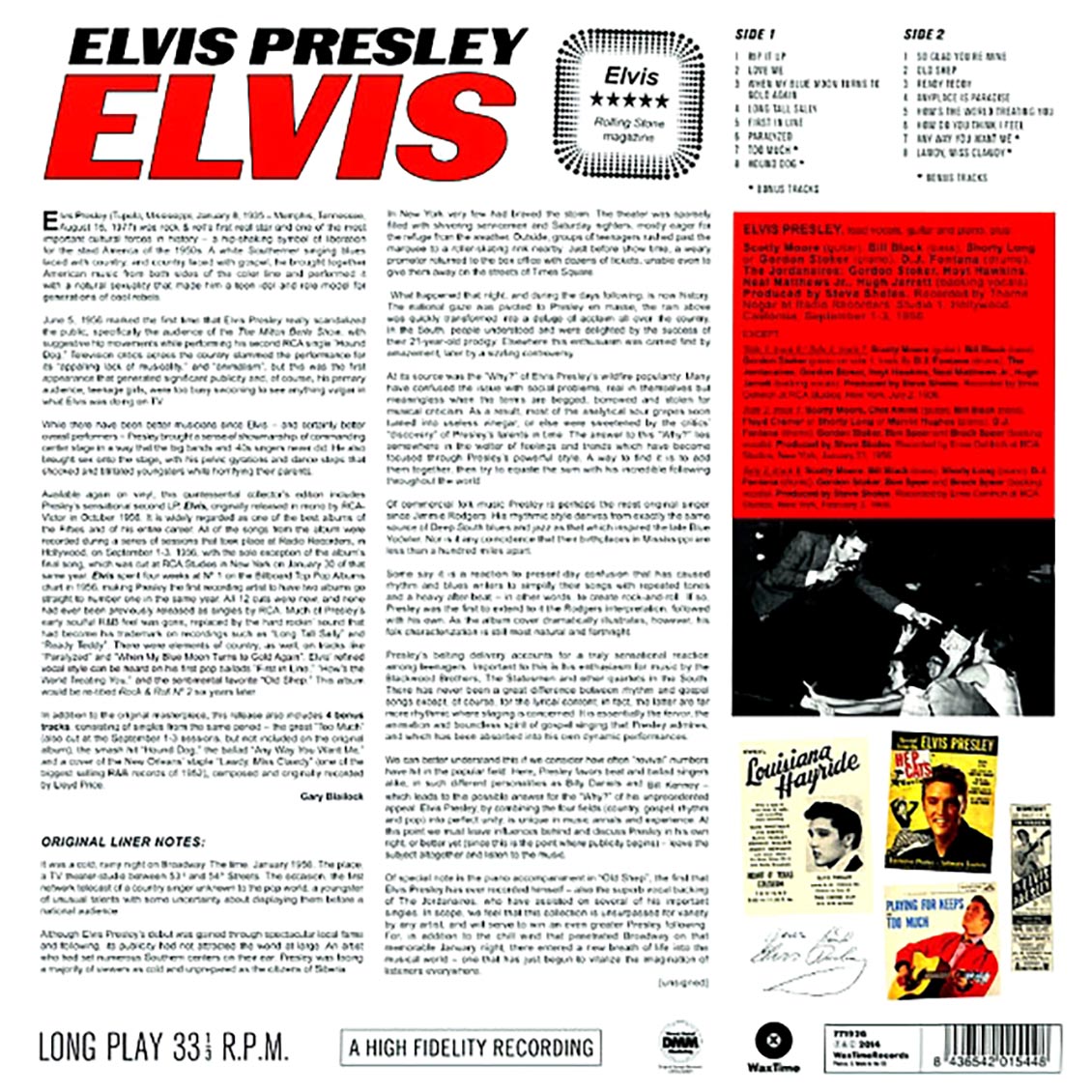 Elvis Presley - Elvis (incl. mp3) (180g)