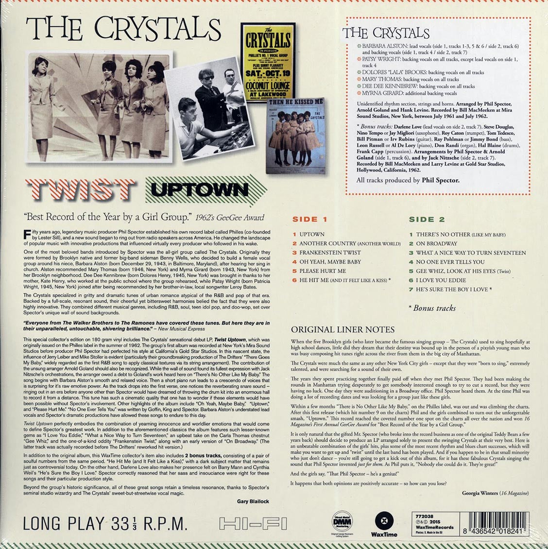 The Crystals - Twist Uptown (incl. mp3) (180g)
