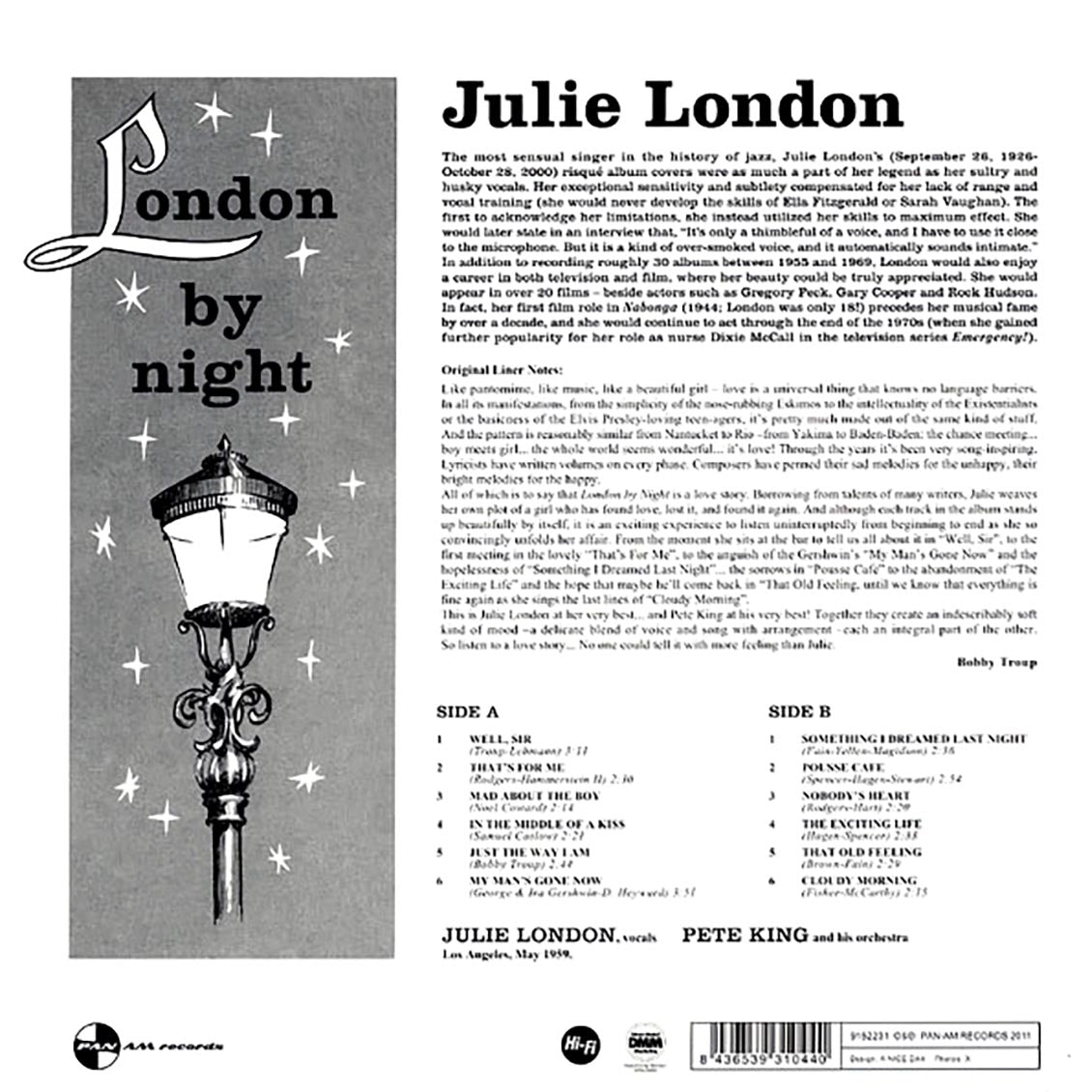 Julie London - London By Night (180g)