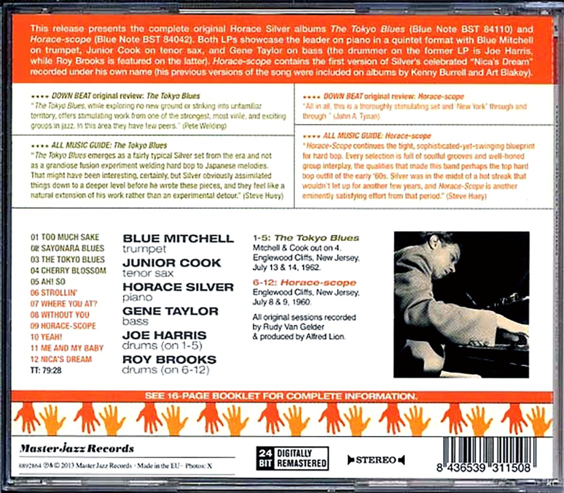 The Horace Silver Quintet - The Tokyo Blues + Horace-Scope
