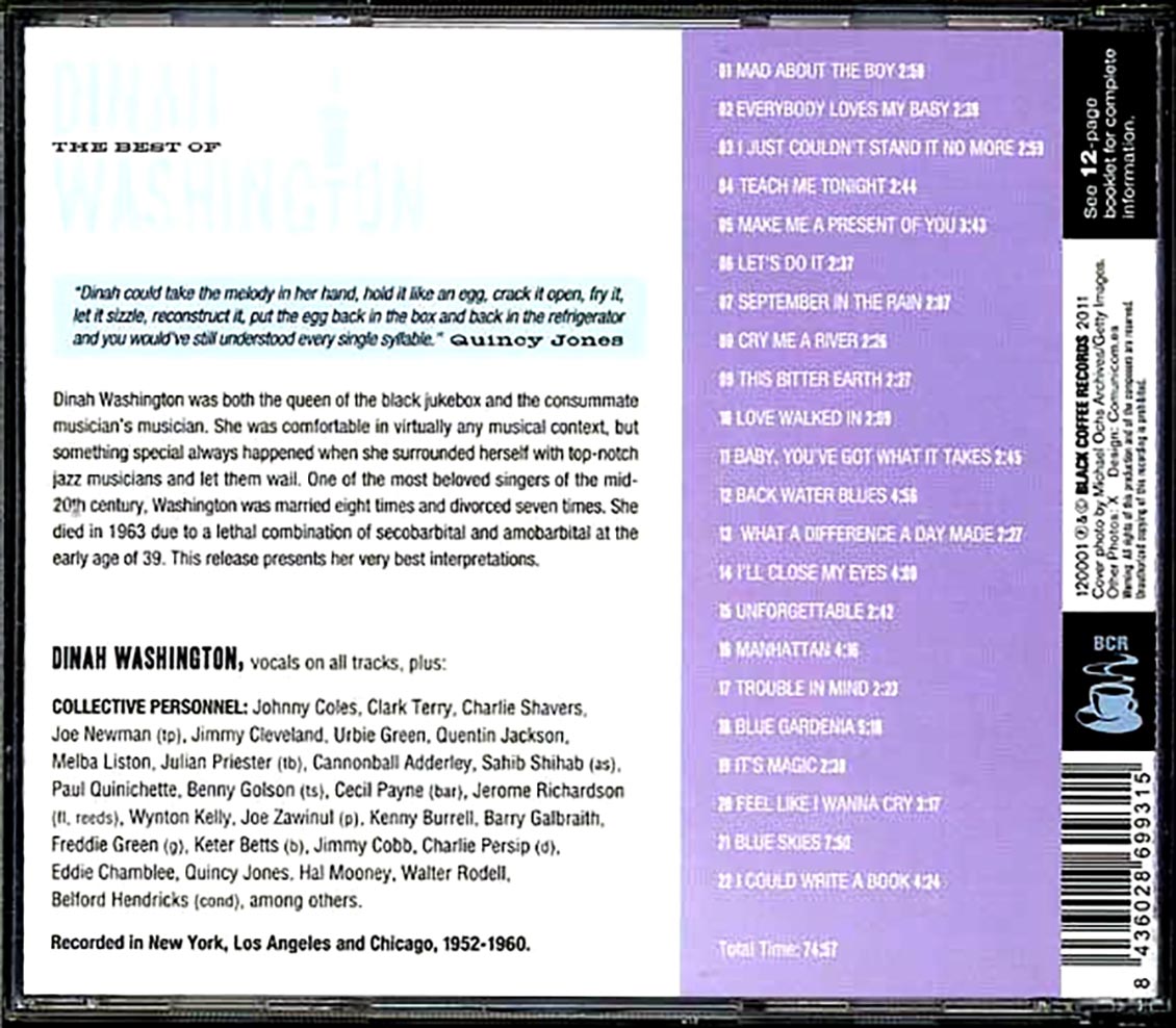 Dinah Washington - The Best Of Dinah Washington