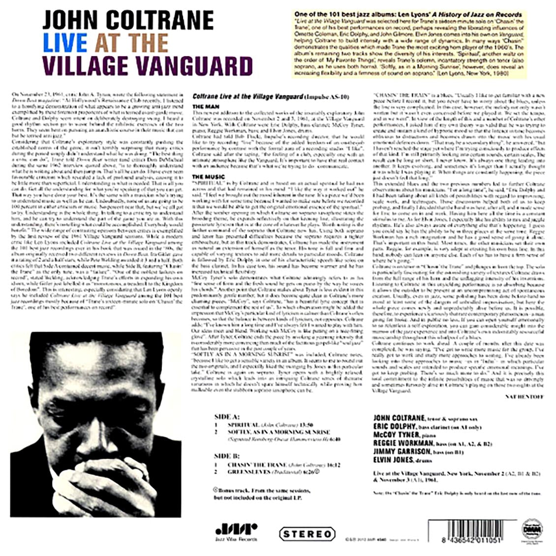 John Coltrane - Live At The Village Vanguard (180g)