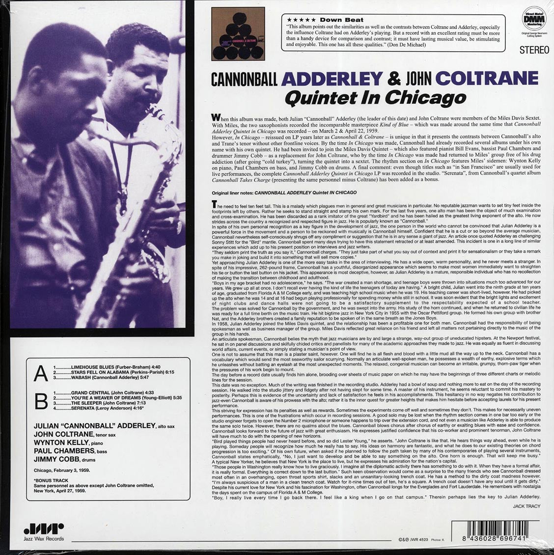 The Cannonball Adderley & John Coltrane Quintet - In Chicago (180g)