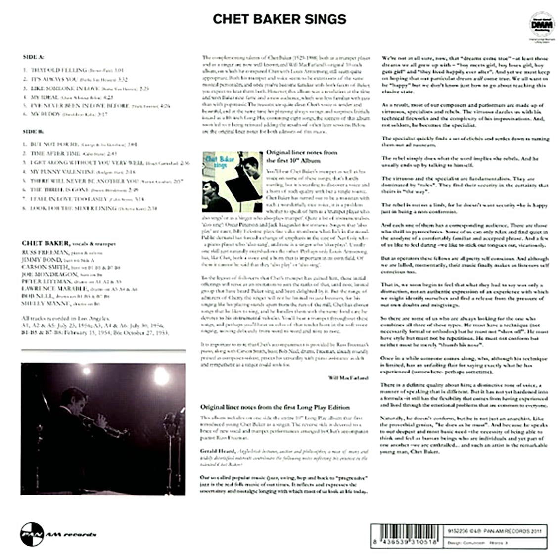 Chet Baker - Sings (180g)