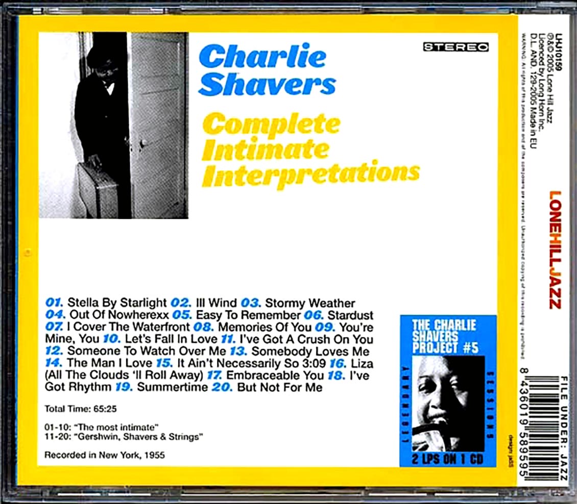 Charlie Shavers - Complete Intimate Interpretations