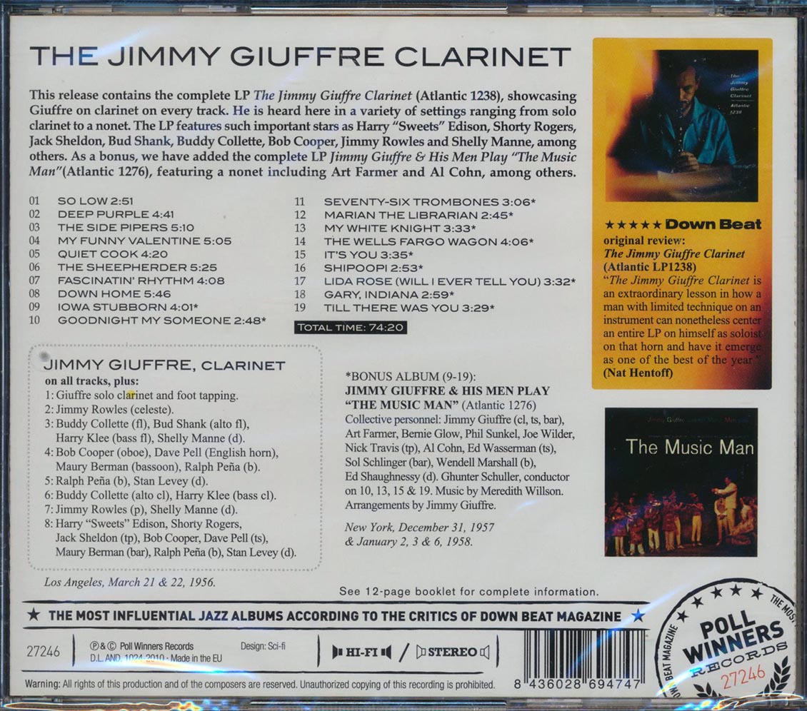 The Jimmy Giuffre Clarinet - The Jimmy Giuffre Clarinet