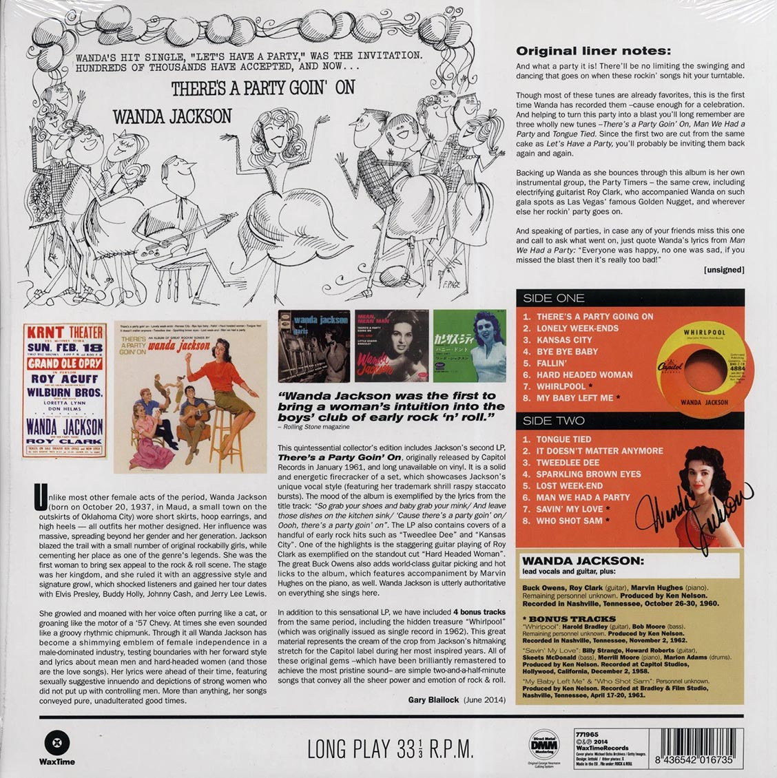 Wanda Jackson - There's A Party Goin' On (incl. mp3) (180g)