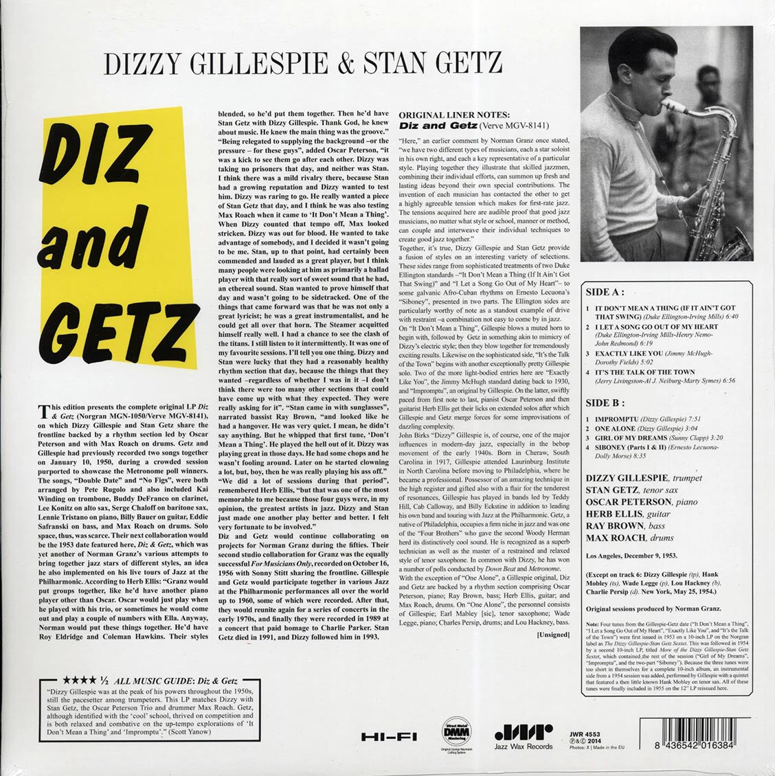 Dizzy Gillespie, Stan Getz - Diz & Getz (ltd. ed.) (180g) (remastered)
