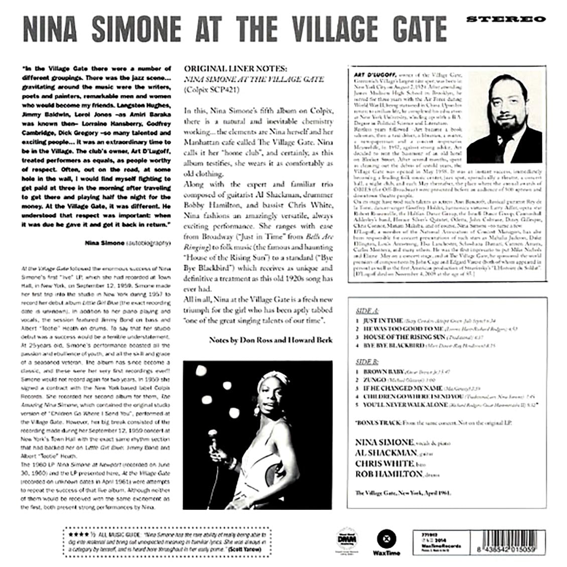 Nina Simone - Nina Simone At The Village Gate (incl. mp3) (180g)