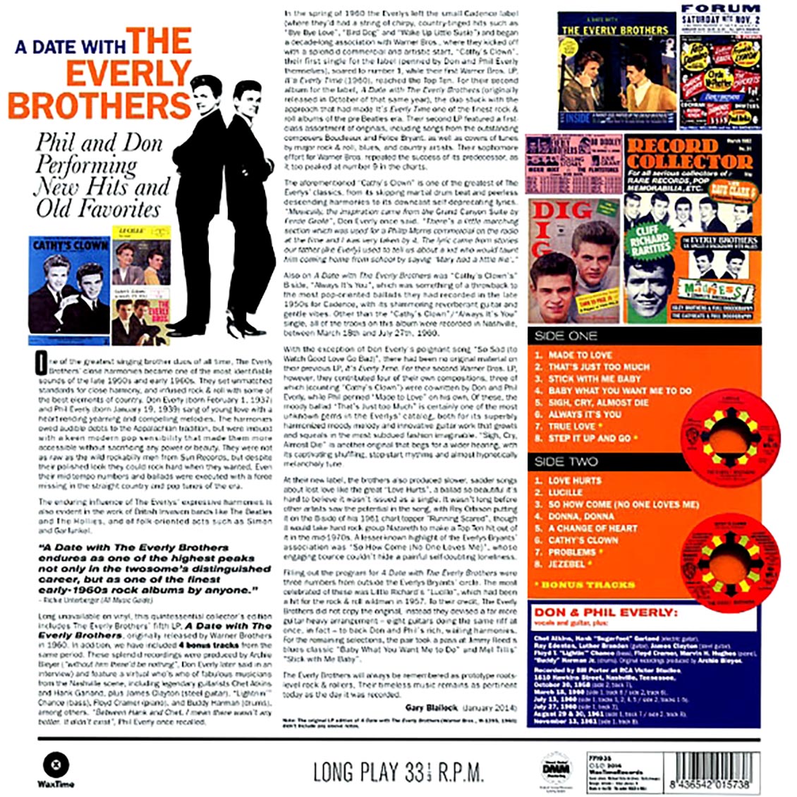 The Everly Brothers - A Date With The Everly Brothers (180g)